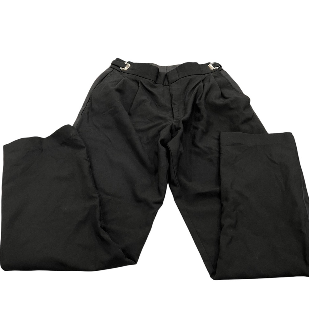 Men's Black Tuxedo Pants with Cumberbund
